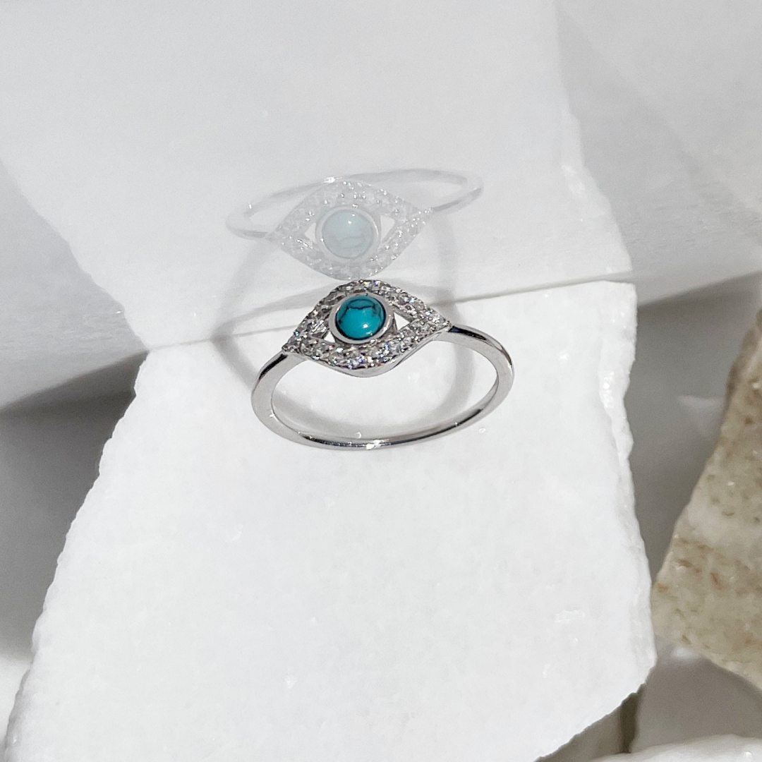 Evil eye ring