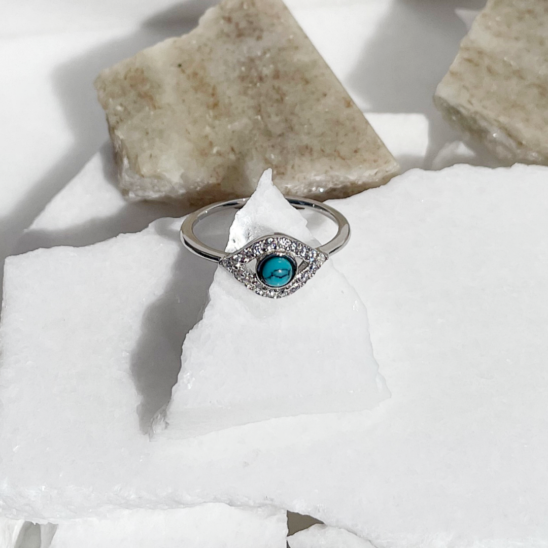 Evil eye ring